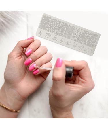 5pcs Nautical Animal Nail Art Plates - Sea Fish Stencil for DIY Manicure & Nail Decoration Tools - Buy Online on GoSupps.com