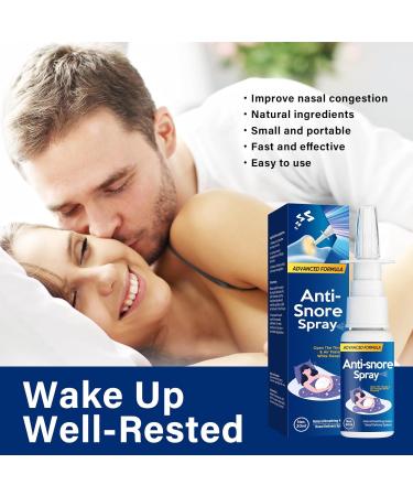 Effective Anti-Snoring Spray - Safe Snore Relief Solution for Better Breathing & Sleep | 30 mL - Blue - Buy Online on GoSupps.com