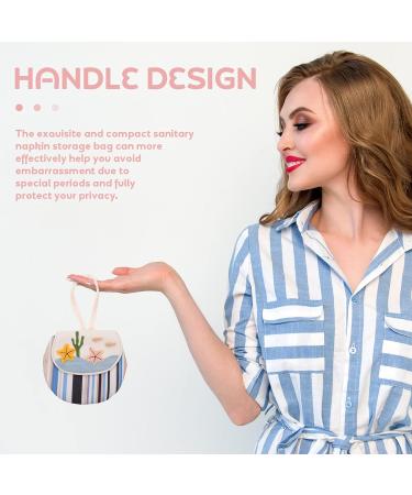 Shop Heallily Women's Sanitary Napkin Bag - Stylish & Functional Menstruation Pad Holder & Coin Wallet for Travel - Buy Online on GoSupps.com