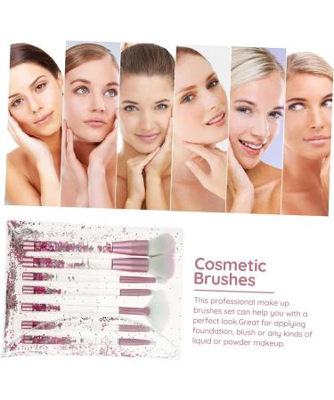 FOMIYES Eyeshadow Blending Applicator Fan Foundation Brush Transparent Face Bulsh Brush Eyeliner Brush Lip Contouring Brush Nose Brush Bronzer Brush Cheekbones Brush Eye Shadow Acrylic - Buy Online on GoSupps.com