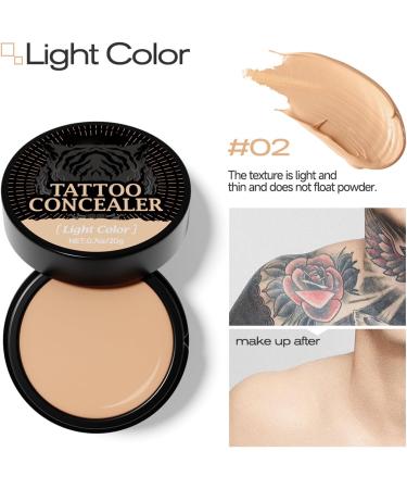 Body concealer Waterproof Concealing Makeup For Skin Imperfections On Body20 Grams Daily Light Breathable High Coverage Primer Suitable For Travel Festivals - Buy Online on GoSupps.com