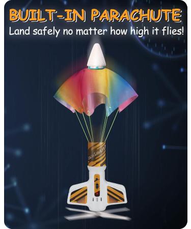 SainSmart Jr. Motorized Rocket Toy with Parachute - 61m Launch Range - Outdoor Fun for Kids Aged 8-12 - Buy Online on GoSupps.com