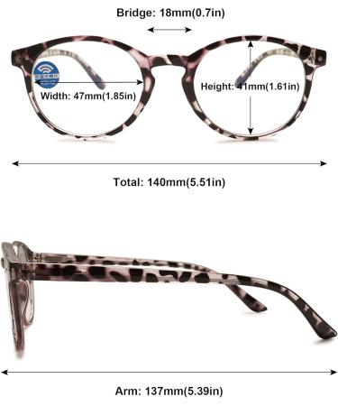 Buy MAGIMODAC Women's Blue Light Filter Computer Reading Glasses - Oval Shape Tortoiseshell Design 3.5 Diopters Visual Aid for Lawyers - International Shipping - Buy Online on GoSupps.com