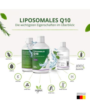 Shop Yoyosan Liposomal Coenzyme Q10 - 250ml | High Dose Ubiquinol | Vegan & Bioavailable | Superior to Capsules & Powders - 50 Days Supply - Buy Online on GoSupps.com