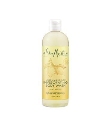 SheaMoisture Invigorating Body Wash Meyer Lemon & Mint 19.8 fl oz (586 ml)