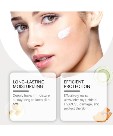 Moisturising Sunscreen SPF 50 - Sun Cream SPF 50 - Sunscreen with Rice Extracts- Suncream Factor 50 For Face And Body - SPF 50 Face Moisturiser - Sun Lotion For UVA & UVB - Buy Online on GoSupps.com