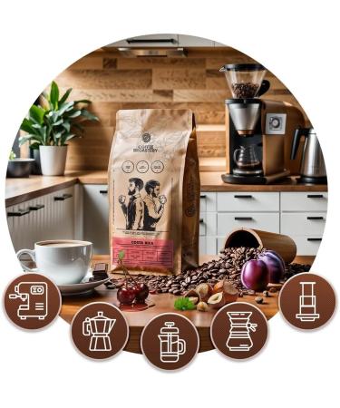 Coffee Broastery Coffee Beans Costa Rica San Rafael Speciality 1kg 1000g | Specialty Coffee | Costa Rica | Freshly Roasted | Kraft Coffee Roastery - Buy Online on GoSupps.com
