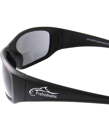 Fishoholic BiFocal Reader Polarized Fishing Sunglasses x1.5 x2.0 x2.5 Magnifications UV400 M Black - Fishing Gift - Buy Online on GoSupps.com