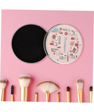 FRCOLOR 1 Set Makeup Brush Cleaning Box Makeup Sponge Make up Sponges Make up Makeup Brush Cleaner Portable Brush Cleaner Cleaning Sponge Washer Miss Double Layer Iron - Buy Online on GoSupps.com