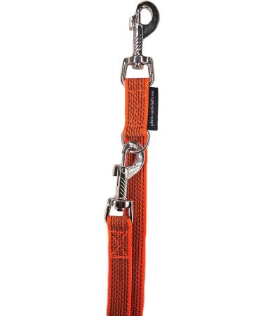 Adjustable Dog Linen Leash - Double Liner for Medium & Large Dogs | 5m Orange - Perfect for International Shipping - Buy Online on GoSupps.com