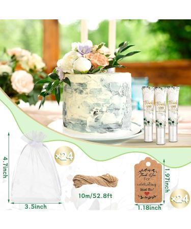 24 Set Travel Size Sunscreen Wedding Favor - Mini SPF 30 Lotion in Organza Bags | Perfect for Bridal Showers & Celebrations - Buy Online on GoSupps.com