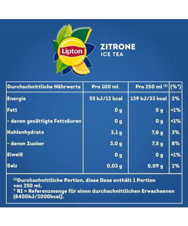 Buy LIPTON ICE TEA Lemon - Iced Tea with Lemon Flavour (6 x 1.5L) - Disposable Packaging - Ship Internationally - Buy Online on GoSupps.com