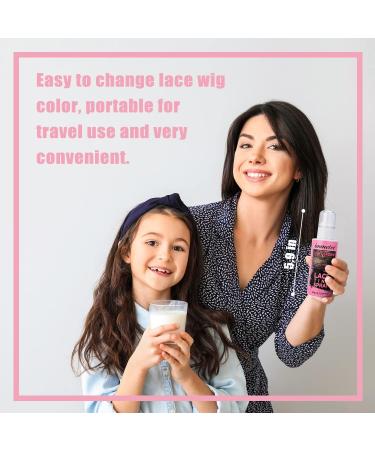 immetee Lace Tint Spray for Wig Instant Wig Root Concealer Hair Concealer Spray for Lace Wigs Hair Root Touch Up Spray. 100ml/3.38fl oz(Medium Yellow) - Buy Online on GoSupps.com