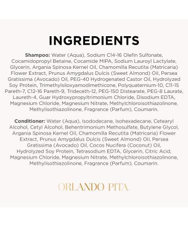ORLANDO PITA Moroccan Argan Oil Glossing Shampoo & Conditioner Set - 27 Fl Oz Each - Buy Online on GoSupps.com
