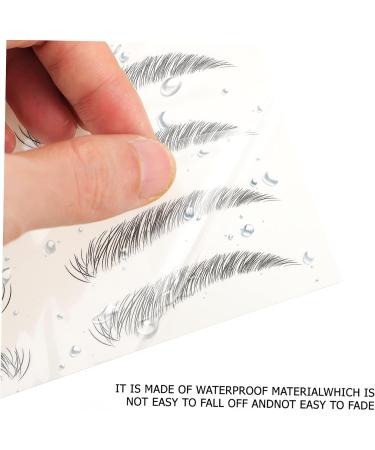 FOMIYES 84 Pcs Eyebrow Stickers Makeup Tools Eyebrow Transfer Stickers -like Eyebrows Stickers Post - Buy Online on GoSupps.com
