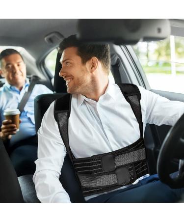 Posture Corrector Brace for Women Men - Breathable Back Straightener & Shoulder Support Trainer - Relief from Scoliosis, Neck and Shoulder Pain - Medium Size (Waist 27-34) - Buy Online on GoSupps.com