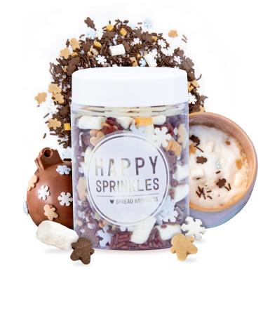 Happy Sprinkles Happy Hot Chocolate 65g - Drink Chocolate Mix - For Milk or Vegans - Ideal for Cold Season