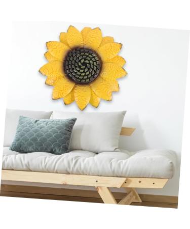 Alipis Mount Ornament Metal Sign Artistic Decoration Welcome Sunflower Flower Pendant D Door Art Hanging - Buy Online on GoSupps.com