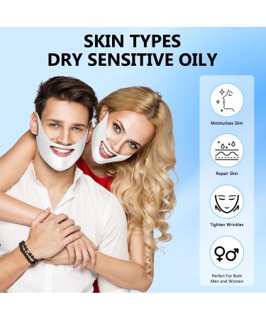 Bloskin Double Chin Mask - Reusable Silicone Lifting Face & Neck Mask for Double Chin Reduction - Buy Online on GoSupps.com