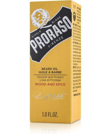 Proraso Wood E Spice Baume Barbe 100 ml & Huile Barbe Soin Visage Homme Parfum Bois & pice Huile pour Barbe Adoucissante & Protectrice Enrichie en Huiles de Macadamia & Avocat 30 ml - Buy Online on GoSupps.com