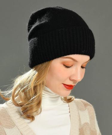 Jaxmonoy Cashmere Slouchy Beanie for Women | Lightweight Winter Knit Hat - Buy Online on GoSupps.com