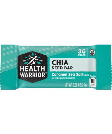 Health Warrior Chia Bars - Caramel Sea Salt Flavor - Pack of 15 Bars - Buy Online on GoSupps.com