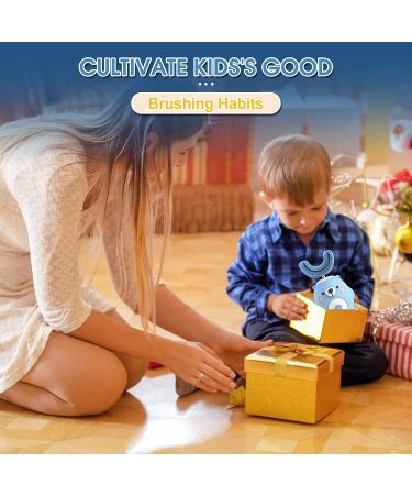 Kids Electric Toothbrush  U-Shaped Ultrasonic Toddler Automatic Toothbrush with Six Smart Modes Auto Whitening Toothbrush IPX7 Waterproof Design for Children Kids Toddler 2-7 Years (Blue) 1-bule - Buy Online on GoSupps.com