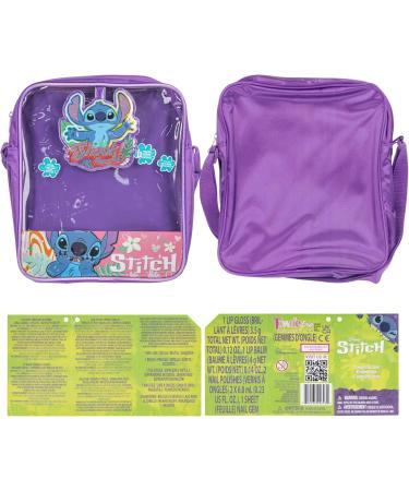 Disney Lilo & Stitch Makeup Shoulder Bag for Girls | Lip Gloss Nail Polish & Hair Bow | Perfect Party Gift for Ages 3+ | Townley Girl - Buy Online on GoSupps.com