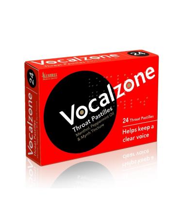 12 x Vocalzone Throat Pastilles 24 Throat Pastilles