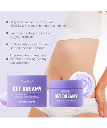 Overnight Body Firming Cream with Collagen Retinol and Coconut Oil - Toning Moisturizer to Help Tighten Skin and Improve Elasticity for a More Defined Look 3.53 Fl Oz - Buy Online on GoSupps.com