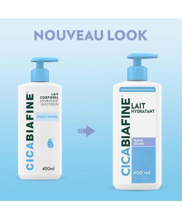  Cicabiafine Cicabiafine | Daily Moisturizing Body Lotion (400ml pump bottle) Body lotion for dry skin Care milk for immediate hydration - Buy Online on GoSupps.com