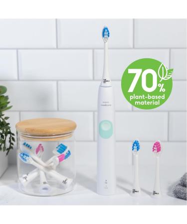 Buy The Humble Co. Plant-Based Toothbrush Heads 4pk - Sustainable BPA-Free for Philips Sonicare | Advanced Oral Care & Plaque Removal - Buy Online on GoSupps.com