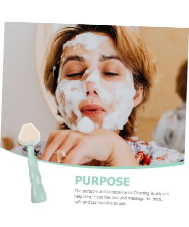minkissy Deep Face Brush Blackhead Scrubber Face Cleanser Brush Skin Care Brush Handle Facial Brush Manual Facial Brush Face Cleansing Brush Face Cleaning Brush Exfoliating Brush Abs Gentle - Buy Online on GoSupps.com
