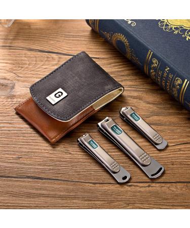 3 pcs Nail clippers set stainless steel nail clippers & slant edg Toenail Clipper Cutter for men and women Mr-6038 - Buy Online on GoSupps.com