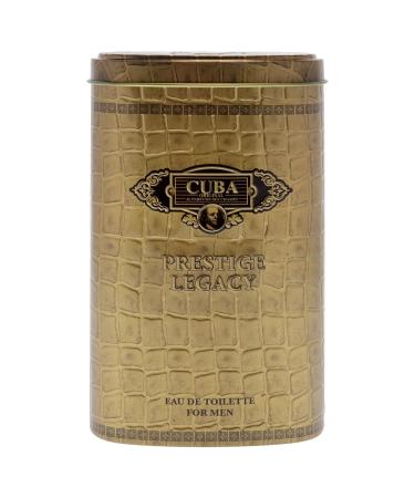 Cuba Prestige Legacy Eau De Toilette Spray Parfums Des Champs for Men 3 Ounce Brown - Buy Online on GoSupps.com