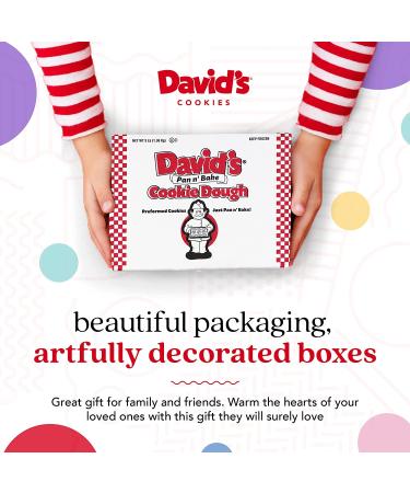 Davids Cookies Chocolate Chunk Frozen Dough - 96 Preformed Pieces - No Preservatives - Easy Bake - Buy Online on GoSupps.com