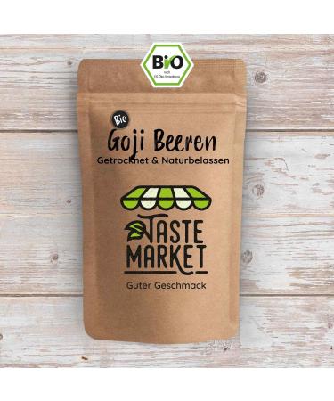  TASTE Guter Geschmack 10kg Organic Goji Berries | Dried & Natural | Sea Buckthorn Fruit | Wolf Raspberry | Lucky Berry | Topping - Buy Online on GoSupps.com