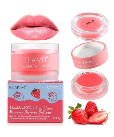 Lip peeling moisturizing lip mask lip mask lip peeling lip sleep mask intensive lip repair treatment fading lip lines (strawberry 9 g)