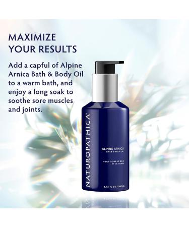 Naturopathica Alpine Arnica Bath & Body Oil | Daily Relief for Joint & Muscle Pain | Soothing Moisturizer for Men & Women | 4.7 fl oz - Shop Internationally - Buy Online on GoSupps.com