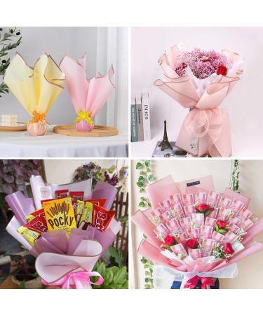 FOIMAS 20 Sheets Flower Wrapping Paper Waterproof Florist Bouquet Wrapping Paper Supplies for Floral Gift Packaging Craft Supply 10 Colors - Buy Online on GoSupps.com