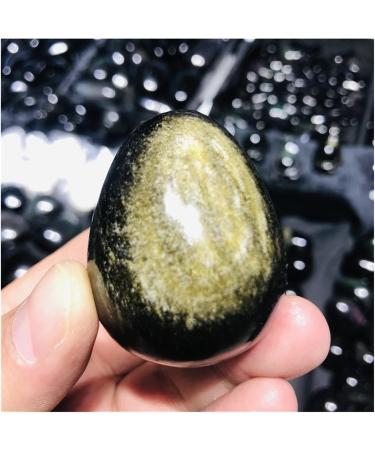 Crystal Natural Gold Obsidian Stones Eyes Play with Ornaments 4-5cm 1pc - Buy Online on GoSupps.com