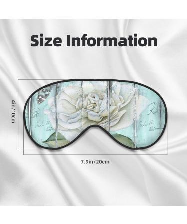 Vintage Rose1 Adjustable Double-Sided Sleep Mask | Soft Eye Covers for Perfect Shading & Reduced Eye Edema | International Shipping Available - Buy Online on GoSupps.com