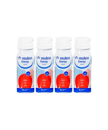 Fresenius Kabi Fresubin Energy Drink Strawberry Drinking Bottle 4 x 200 ml 1 Pack (1 x 2.75 kg)