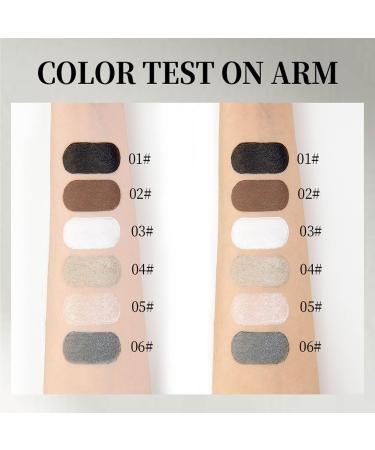 Lot de 6 crayons de maquillage pour les yeux noir gris marron imperm able s chage rapide tr s pigment s pour contouring surlignage facile appliquer et m langer id al pour les looks de - Buy Online on GoSupps.com