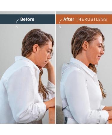 Posture Corrector for Men & Women - Comfortable Back Brace & Spine Support - XXL Gray - Buy Online on GoSupps.com
