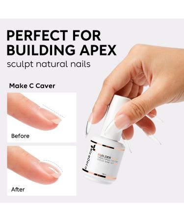 Builder Nail Gel 15ML - 7 in 1 Clear Base Gel Strengthener & Hard Gel for Nail Extensions | Shop Internationally - Buy Online on GoSupps.com