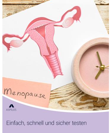 ASPILOS Menopause Quick Test - Fast & Reliable Home Hormone Test for Menopause - Lab Quality Results - Buy Online on GoSupps.com