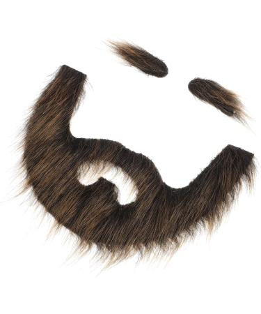 Healeved 5 Sets Beard Dress up Viking Costume Full Beard Mustache Realistic Beard False Mustache Plush 20.00X13.00X0.50CMx5pcs Multix5pcs - Buy Online on GoSupps.com