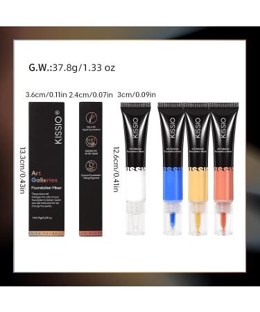 KISSIO Blue Foundation Mixing Pigment - Color Corrector for Smooth & Light Blends - Cruelty-Free - 0.67 oz - Buy Online on GoSupps.com
