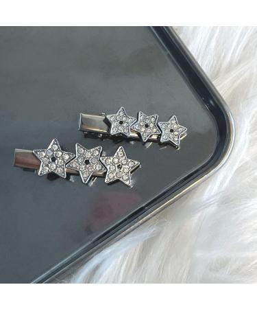 amangul Rhinestones Star Hair Clip Rhinestones Star Hair Accessories Star Barrettes Star Hairpin Crystal Star Hair Clip - Buy Online on GoSupps.com